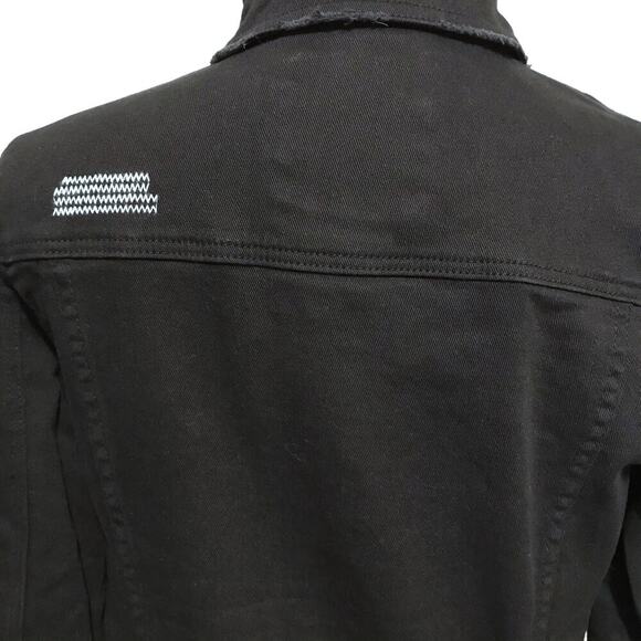 Preme NWOT Black Wash Jean Jacket Men M - Picture 12 of 16